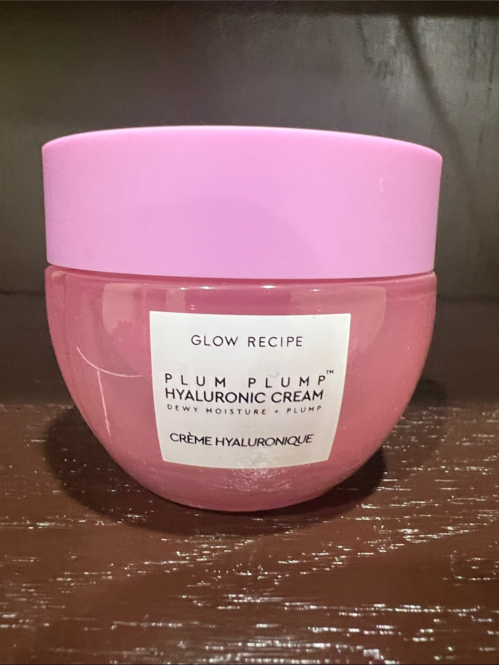 BRAND NEW~Glow Recipe Pink Plum Plump Hyaluronic Cream~FULL SIZE JAR